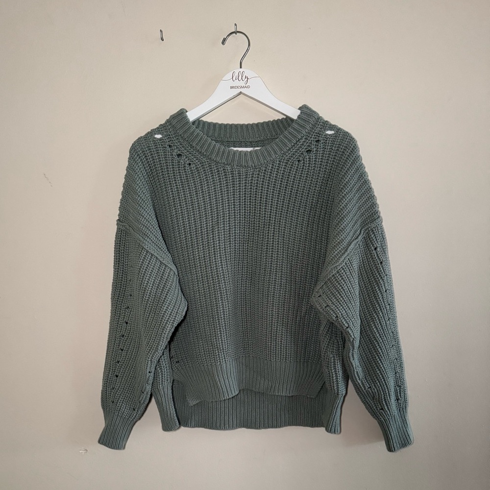 Altar'd State Women's Sage Green Sweater